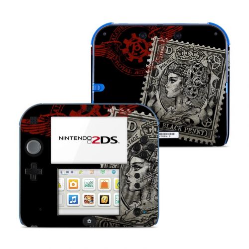 Black Penny Nintendo 2DS Skin