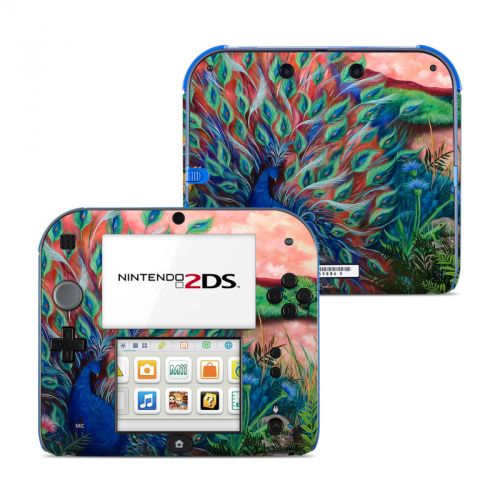 Coral Peacock Nintendo 2DS Skin