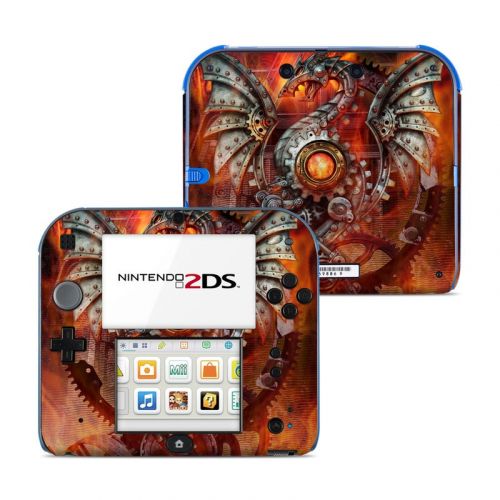 Furnace Dragon Nintendo 2DS Skin