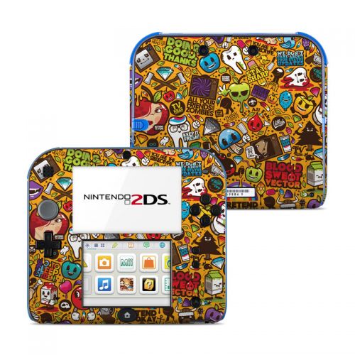 Psychedelic Nintendo 2DS Skin