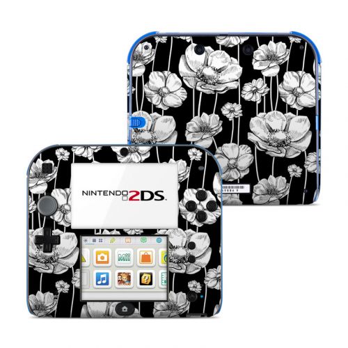 Striped Blooms Nintendo 2DS Skin