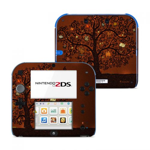 Tree Of Books Nintendo 2DS Skin