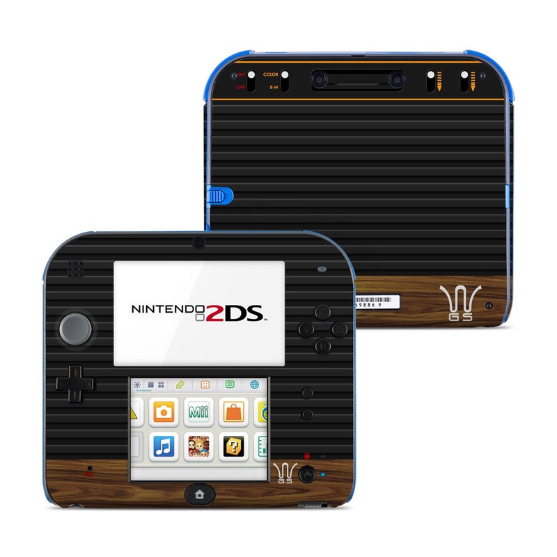 Nintendo 2DS Skin design of Guitar amplifier, Technology, Electronic instrument, with black, red colors