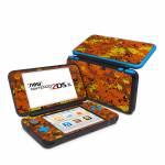 Digital Orange Camo Nintendo 2DS XL Skin