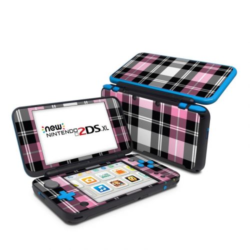 Pink Plaid Nintendo 2DS XL Skin