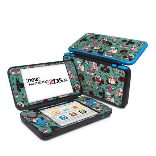 Tattoo Dogs Nintendo 2DS XL Skin