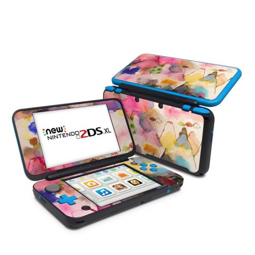 Watercolor Mountains Nintendo 2DS XL Skin