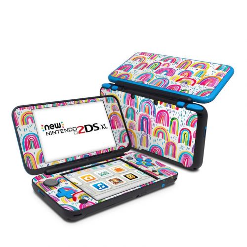 Watercolor Rainbows Nintendo 2DS XL Skin