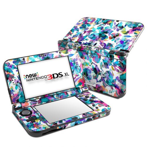 Aquatic Flowers Nintendo 3DS XL Skin
