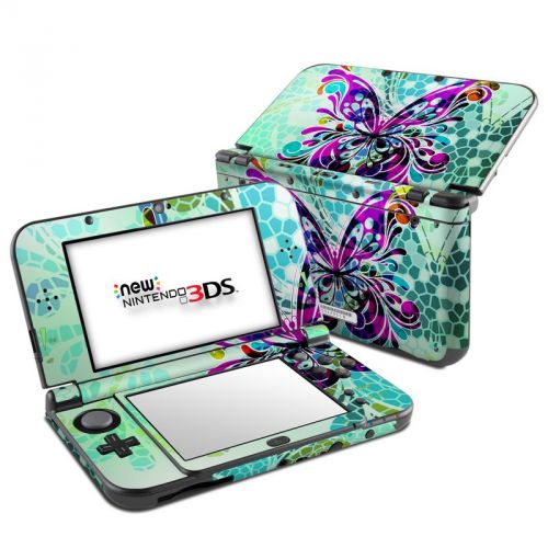 Butterfly Glass Nintendo 3DS XL Skin
