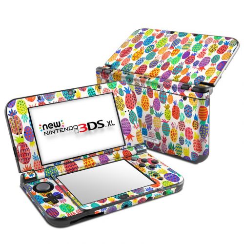 Colorful Pineapples Nintendo 3DS XL Skin