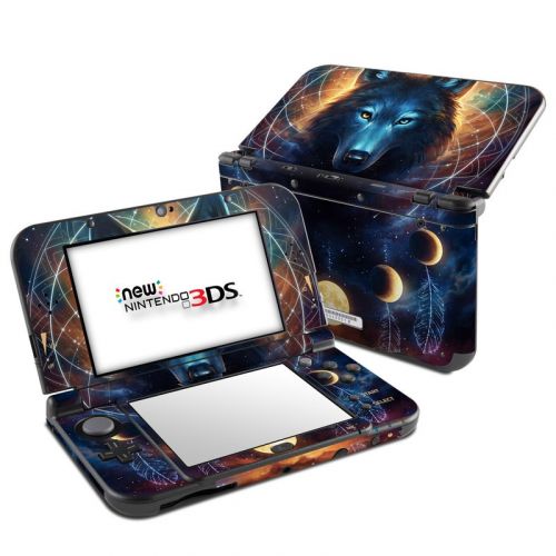 Dreamcatcher Wolf Nintendo 3DS XL Skin