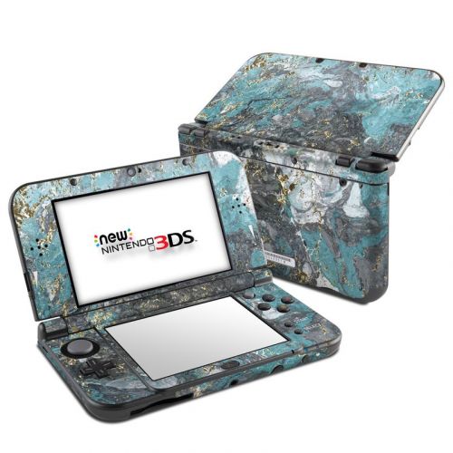 Gilded Glacier Marble Nintendo 3DS XL Skin