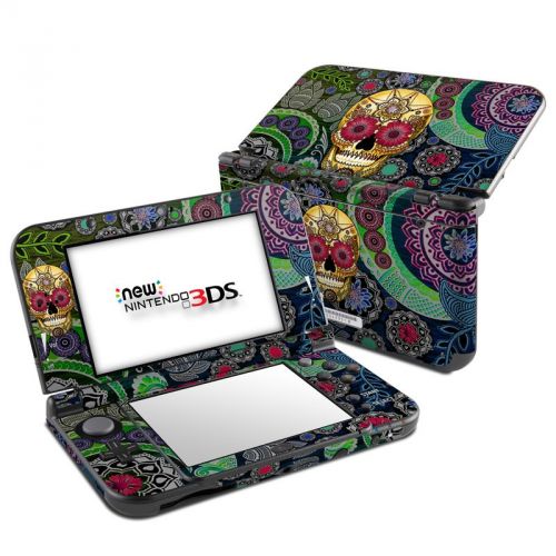 Sugar Skull Paisley Nintendo 3DS XL Skin