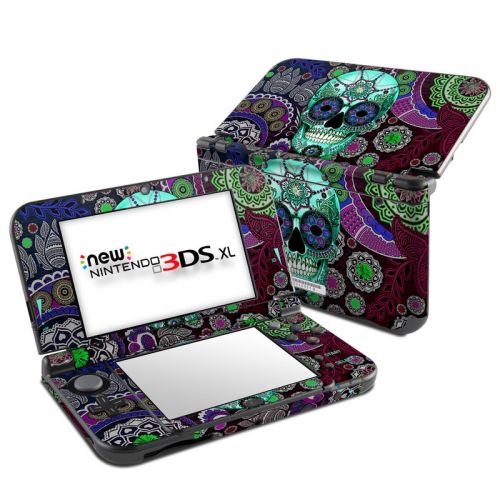 Sugar Skull Sombrero Nintendo 3DS XL Skin