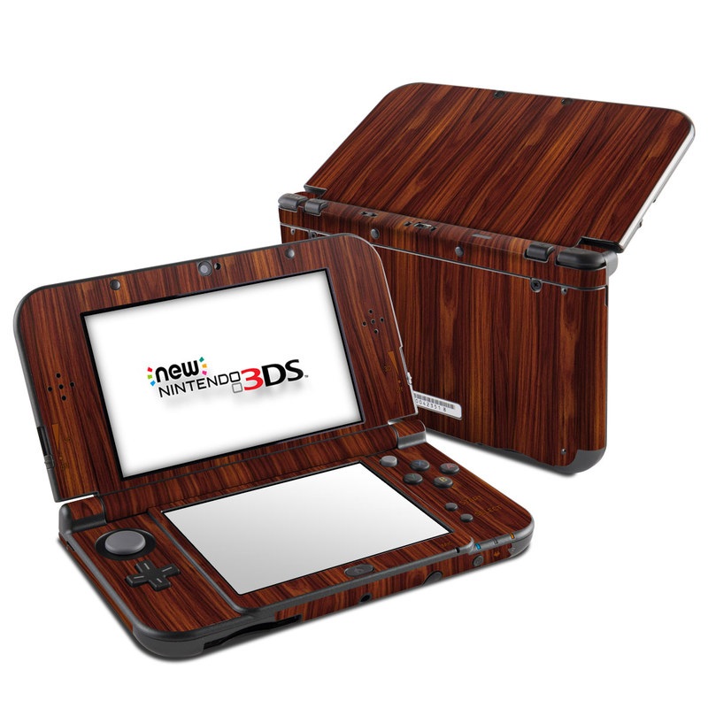 Nintendo 3DS XL Skin design of Wood, Red, Brown, Hardwood, Wood flooring, Wood stain, Caramel color, Laminate flooring, Flooring, Varnish with black, red colors
