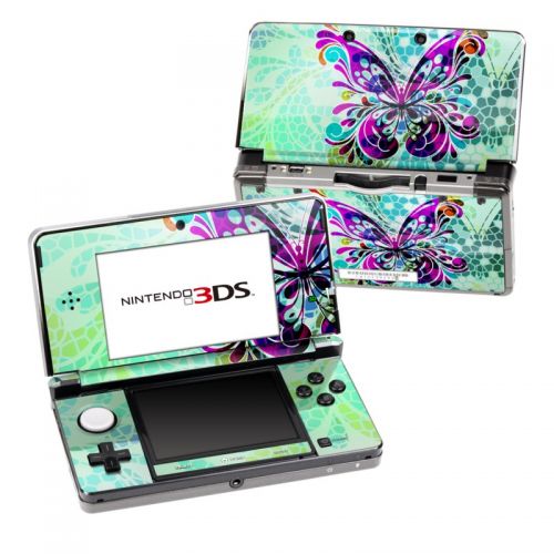 Butterfly Glass Nintendo 3DS (Original) Skin