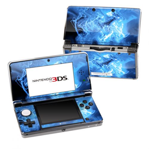 Blue Quantum Waves Nintendo 3DS (Original) Skin