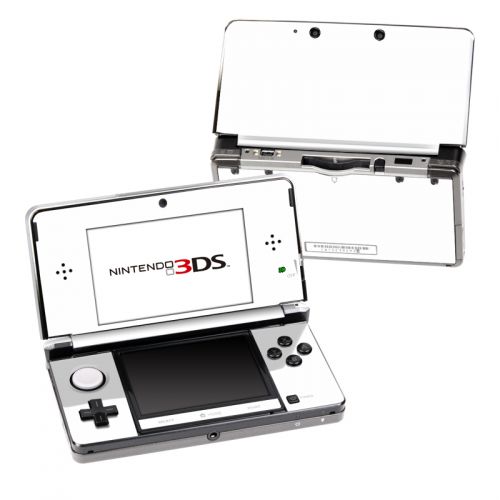 Solid State White Nintendo 3DS (Original) Skin
