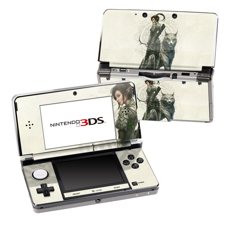 Nintendo 3DS Original Skin design of Illustration, Fictional character, Drawing, Woman warrior, Art, Mythology, Sketch, with gray, black, pink, yellow, green colors