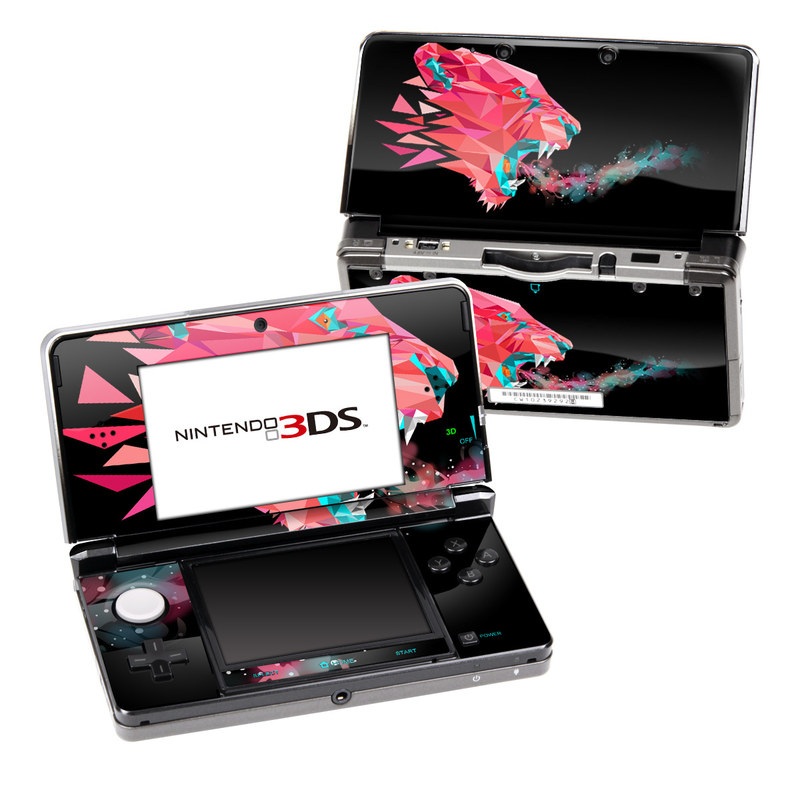 Nintendo 3DS Original Skin design of Pink, Graphic design, Illustration, Design, Organism, Graphics, Font, Art, Animation, Pattern, with black, red, pink, gray colors
