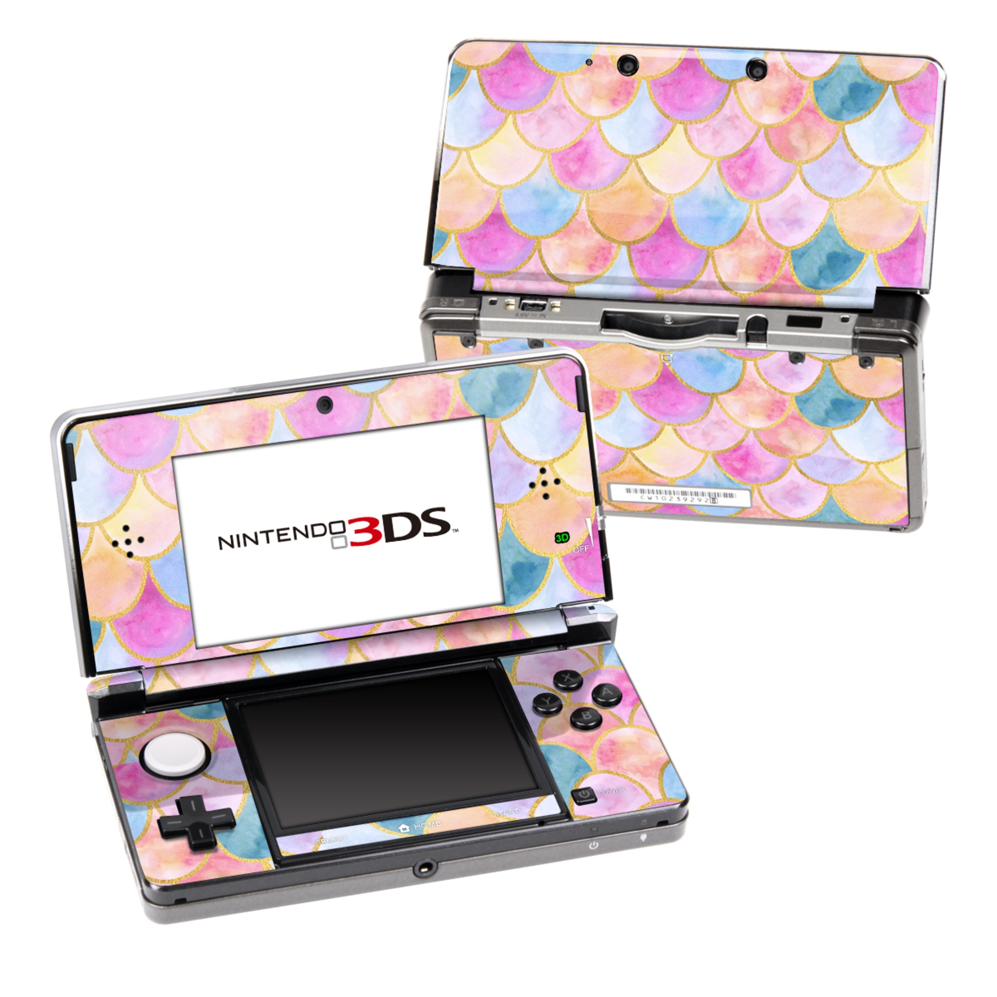 Nintendo 3DS Original Skin design of Colorfulness, Natural material, Pink, Art, Line, Magenta, Red, Creative arts, Circle, Pattern, with pink, purple, blue, orange, yellow, white colors
