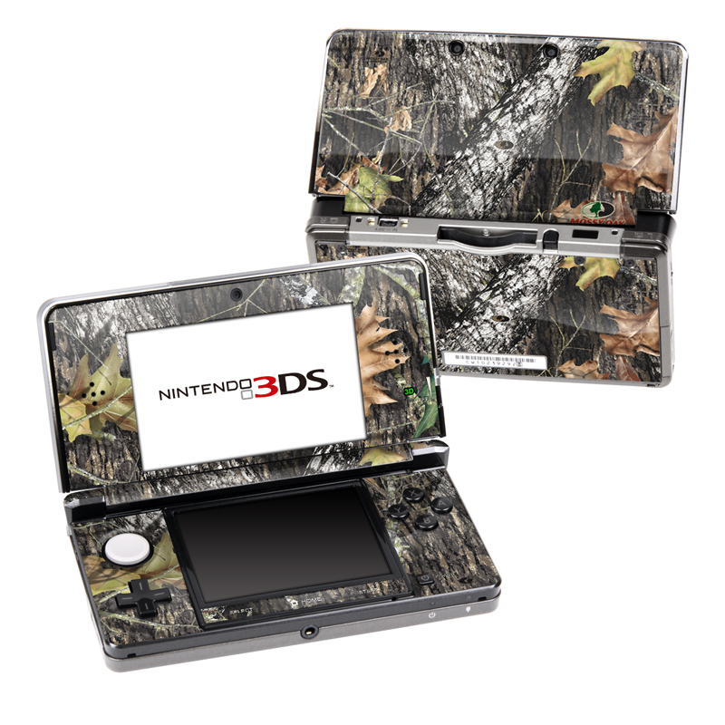 Nintendo 3DS Original Skin design of Leaf, Tree, Plant, Adaptation, Camouflage, Branch, Wildlife, Trunk, Root, with black, gray, green, red colors