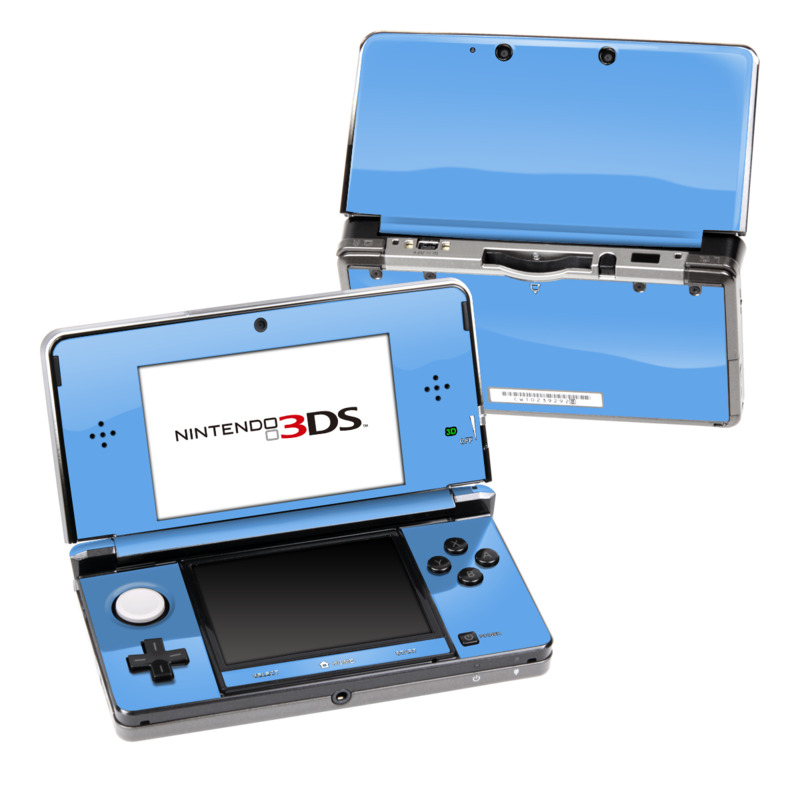 Nintendo 3DS Original Skin design of Sky, Blue, Daytime, Aqua, Cobalt blue, Atmosphere, Azure, Turquoise, Electric blue, Calm, with blue colors