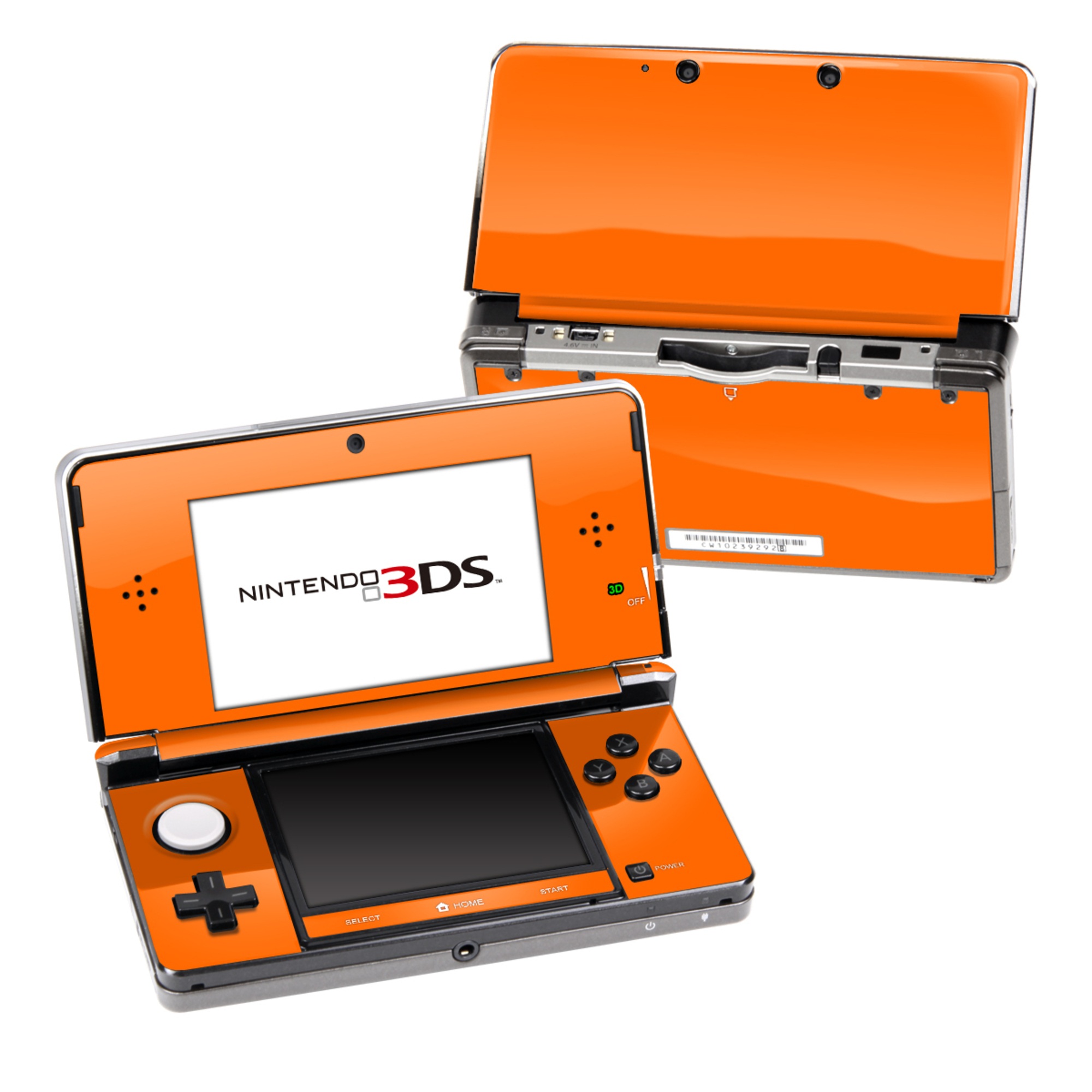 Nintendo 3DS Original Skin design of Brown, Amber, Orange, Peach, Pattern, Magenta, Tints and shades, Font, Carmine, Event, with orange colors