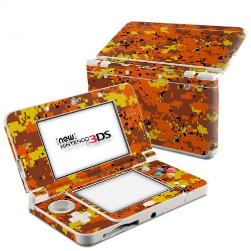 Digital Orange Camo Nintendo 3DS (2015) Skin