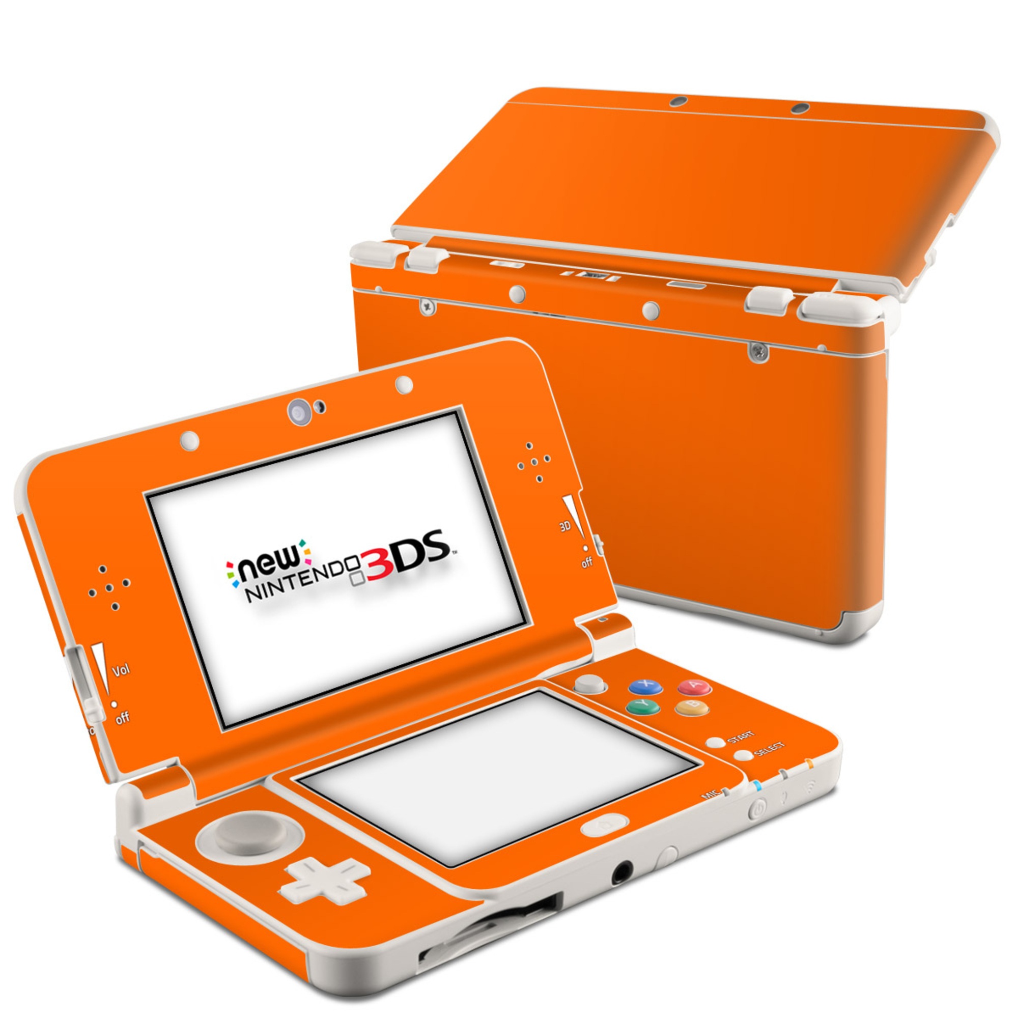 Nintendo 3DS Skin design of Brown, Amber, Orange, Peach, Pattern, Magenta, Tints and shades, Font, Carmine, Event, with orange colors