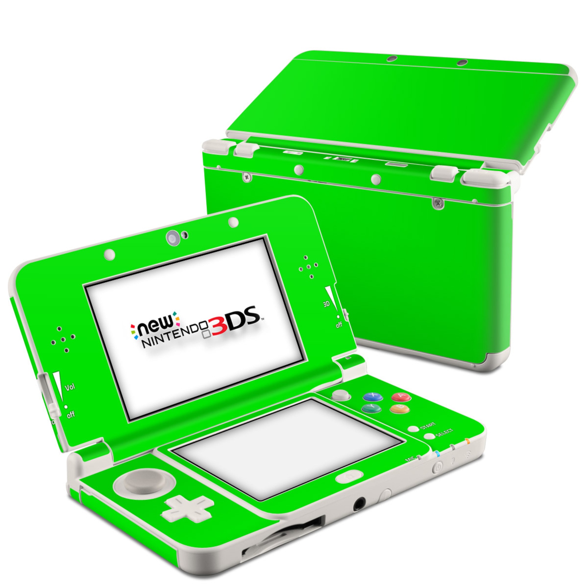Nintendo 3DS Skin design of Green, Rectangle, Baize, Table, Font, Electric blue, Pattern, Symmetry, Magenta, Circle, with green colors