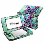 Butterfly Glass Nintendo 3DS LL Skin