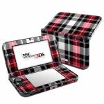 Red Plaid Nintendo 3DS LL Skin