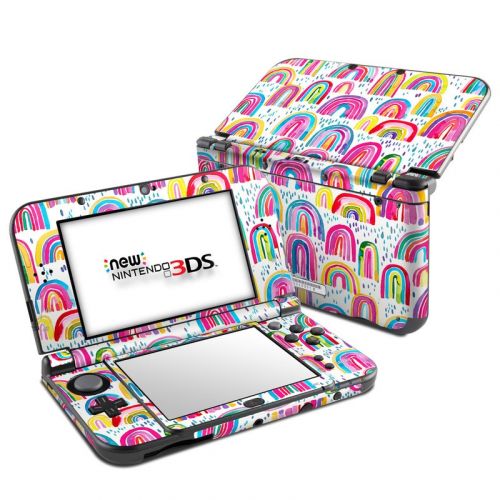 Watercolor Rainbows Nintendo 3DS LL Skin