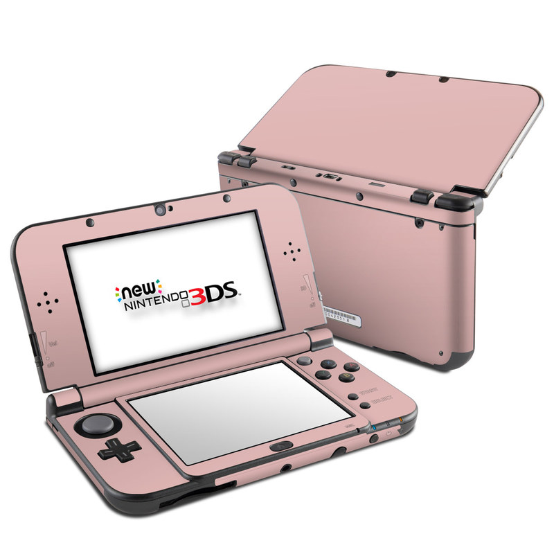 Nintendo 3DS LL Skin design of Brown, Violet, Font, Pattern, Magenta, Peach, Electric blue, Event, Carmine, Sky, with pink, orange colors