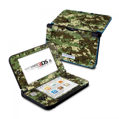Digital Woodland Camo Nintendo 3DS XL (Original) Skin
