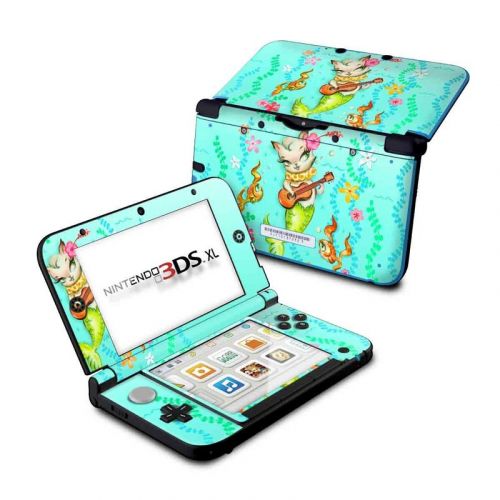 Merkitten with Ukelele Nintendo 3DS XL (Original) Skin
