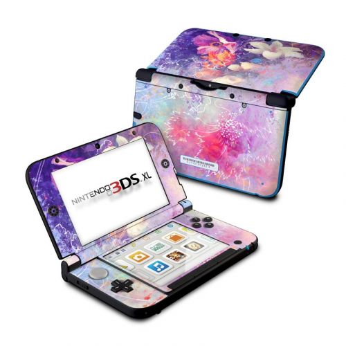 Sketch Flowers Lily Nintendo 3DS XL (Original) Skin