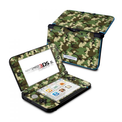 Woodland Camo Nintendo 3DS XL (Original) Skin