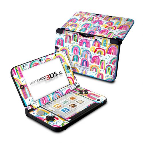 Watercolor Rainbows Nintendo 3DS XL (Original) Skin