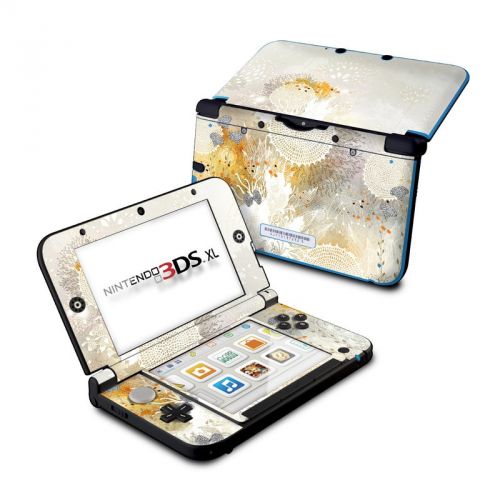 White Velvet Nintendo 3DS XL (Original) Skin