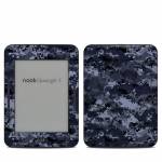 Digital Navy Camo Barnes & Noble NOOK GlowLight 3 Skin