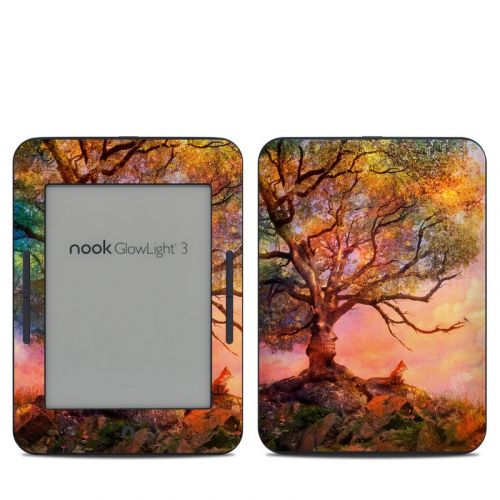 Fox Sunset Barnes & Noble NOOK GlowLight 3 Skin