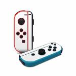 Solid State White Nintendo Switch Joy-Con Controller Skin