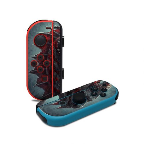 Black Dragon Nintendo Switch Joy-Con Controller Skin