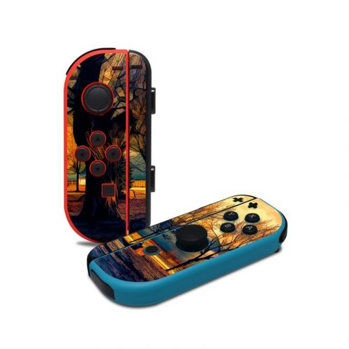 Man and Dog Nintendo Switch Joy-Con Controller Skin