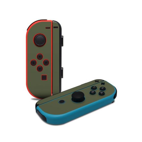 Solid State Olive Drab Nintendo Switch Joy-Con Controller Skin