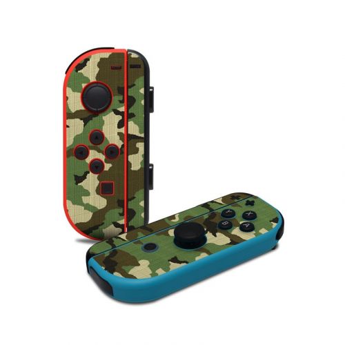 Woodland Camo Nintendo Switch Joy-Con Controller Skin