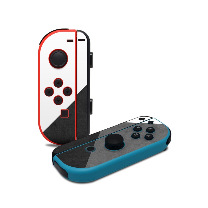 Nintendo Switch JoyCon Controller Skin design of Black, White, Black-and-white, Line, Grey, Architecture, Monochrome, Triangle, Monochrome photography, Pattern, with white, black, gray colors